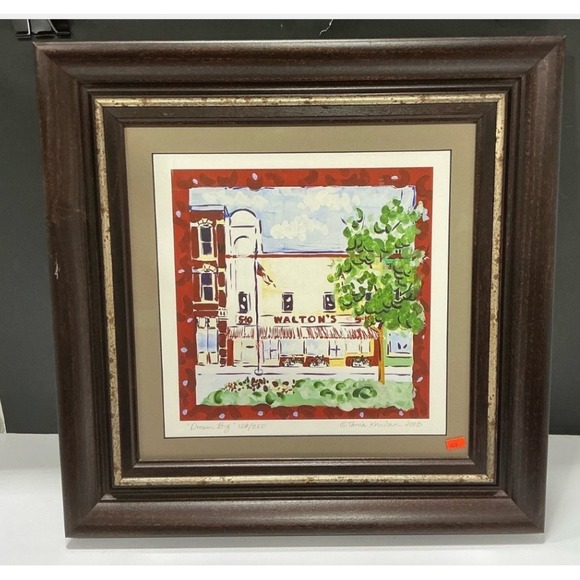 Tania Knudsen Dream Big Signed Numbered 108/250 Walton's Art Print Framed 2008 - Picture 2 of 16